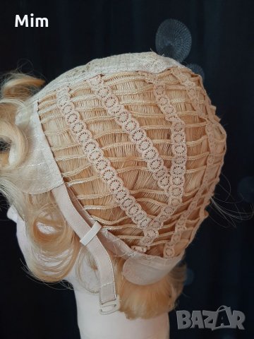 Руса къдрева перука , снимка 2 - Аксесоари за коса - 33522128