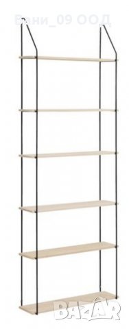 Етажерка на 6 рафта в индустриален стил