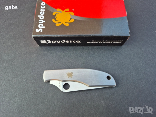 Сгъваем джобен нож Spyderco Grasshopper C138, снимка 5 - Ножове - 52851423