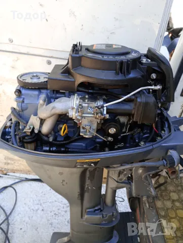 Продавам извънб. д-л Yamaha-Four Stroke 9,9HP, 4т,ел.стартер,щамбайн и жила,внос от Италия, снимка 4 - Воден транспорт - 48138781