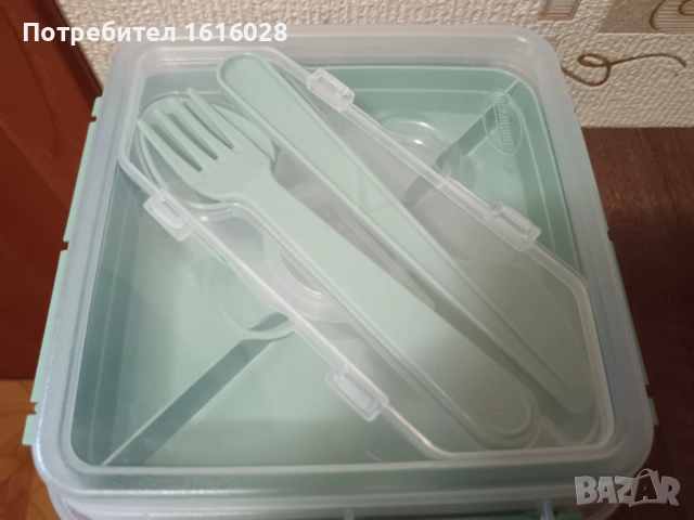  ВИСОКОКАЧЕСТВЕНА ПРАКТИЧНА КУТИЯ ЗА ОБЯД - 2.250 L, снимка 12 - Декорация за дома - 44606172