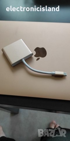 USB-C хъб Thunderbolt 3 адаптер USB C към HDMI съвместим 4K докинг станция PD зареждане за MacBook, снимка 6 - Кабели и адаптери - 38222479