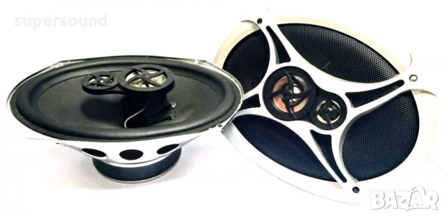 Тонколони за кола SuperSound тип Елипси 6"x9"(15смх23см), 300W, снимка 3 - Аксесоари и консумативи - 28190419