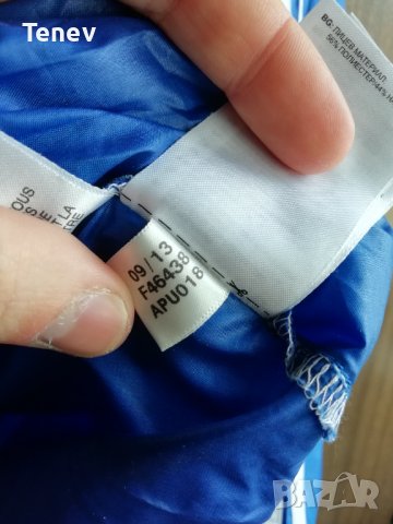 Denmark Adidas оригинална ветровка яке Дания Размер М Горнище Горница , снимка 6 - Спортни дрехи, екипи - 43356080