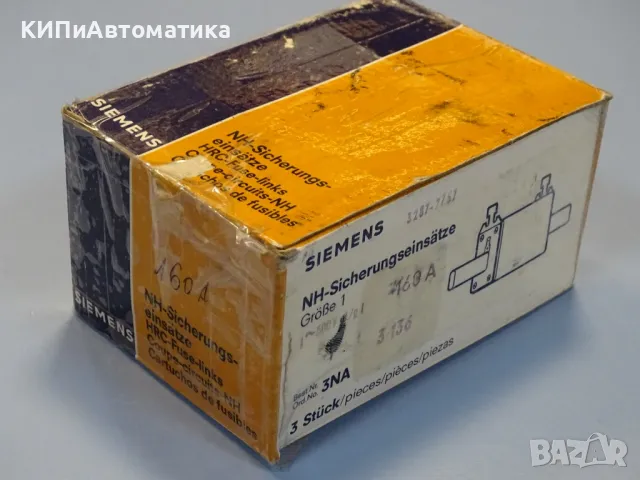 Предпазител Siemens 3NA3136 HRC-Fuse160A 500VAC, снимка 8 - Резервни части за машини - 47790711
