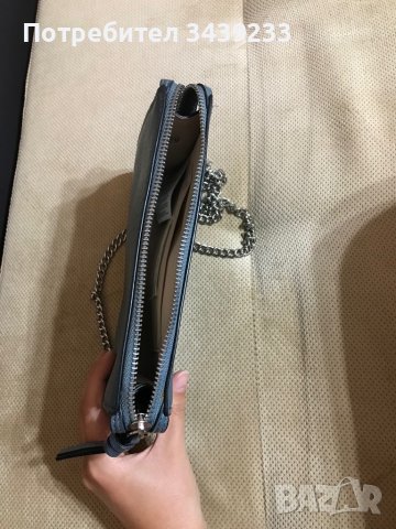 Дамска чанта синя H&M, снимка 3 - Чанти - 37859754