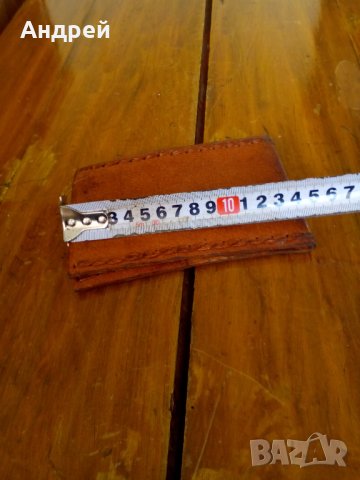 Стар кожен портфейл,портмоне #3, снимка 2 - Антикварни и старинни предмети - 27441666