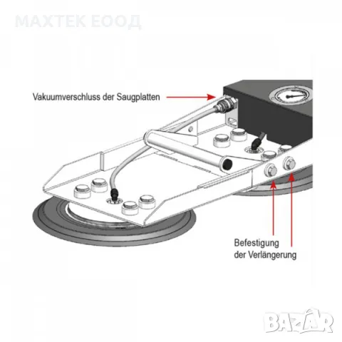 Акумулаторен вакуумен модул Uplifter UPG450, снимка 3 - Други инструменти - 50255696