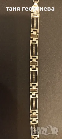 Стара сребърна гривна 1, снимка 3 - Гривни - 48479717