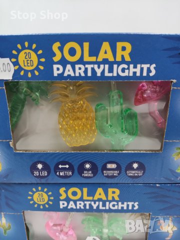 Солар Solar 4метра дължина лампички , снимка 4 - Соларни лампи - 43986356