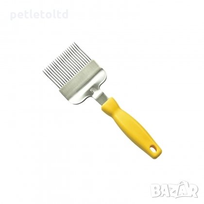 Пчеларска вилица за ръчно разпечатване (със зъби от неръждаема стомана), снимка 1 - Други стоки за животни - 28905337