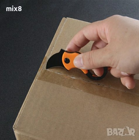 Мини карамбит с верижка, снимка 5 - Ножове - 43478445