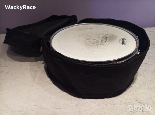 Метално барабанче 14x6.5 + калъф, снимка 9 - Ударни инструменти - 52930308