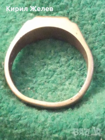 Пръстен стар бронзов 58701, снимка 2 - Колекции - 33490463