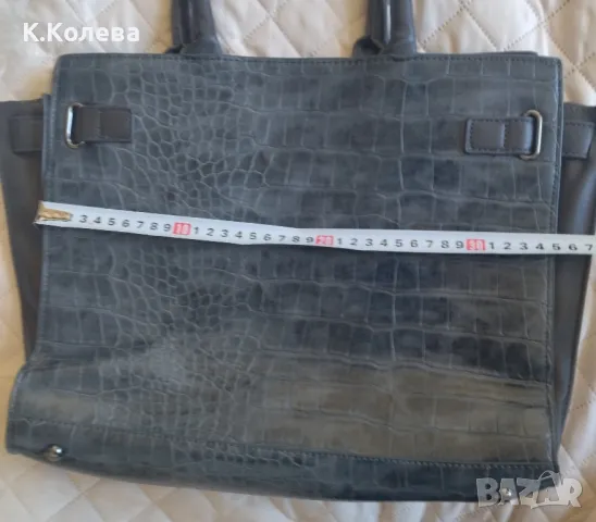 Нова кожена чанта Bpc Bonprix Collection, снимка 9 - Чанти - 47734853