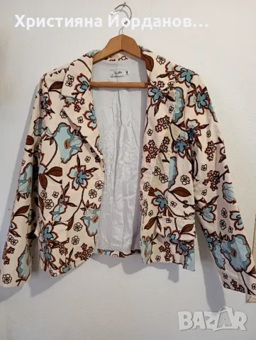 Сако с флорални мотиви , снимка 5 - Сака - 49034232