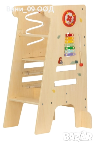 Детска кула "Монтесори" с различни активности, снимка 13 - Образователни игри - 51861761