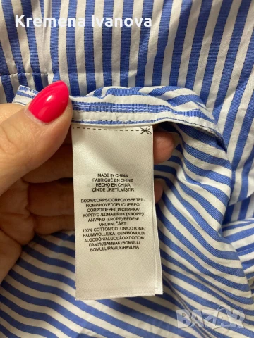 RALPH LAUREN Wilda striped shirt dress, размер 4 (S/M), снимка 7 - Рокли - 51114374