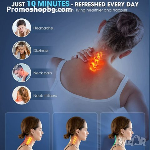 Масажор за врат Neckstrether, снимка 7 - Масажори - 39023309