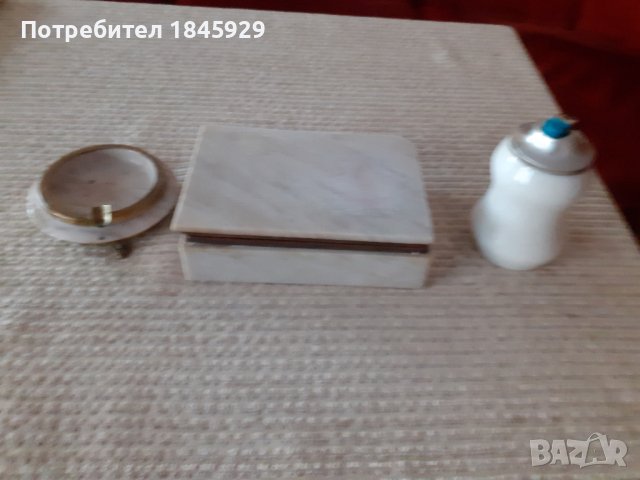 Мраморен сет за декорация