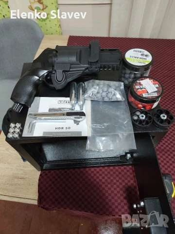 Револвер на сгъстен въздух за самоотбрана Umarex HDR 50 T4E Gen. 2 