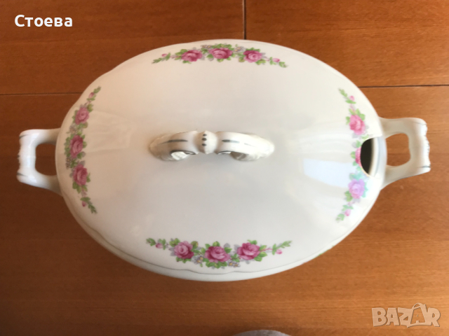 ретро супник арт деко+ подарък , снимка 2 - Антикварни и старинни предмети - 44934584