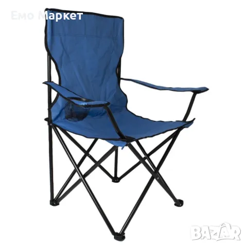 Сгъваем къмпинг стол Muhler  с подлакътник с място за чаша, снимка 2 - Къмпинг мебели - 49910022