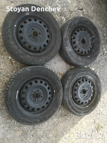 Железни джанти със зимни гуми за мицубиши 14 цола