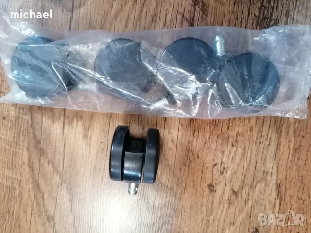 ChairPro стандартни колелца 5 броя за мек под или мокет, снимка 3 - Столове - 47913117