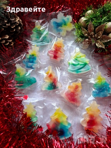 Бюджетни коледни сапунчета , снимка 2 - Коледни подаръци - 52694955