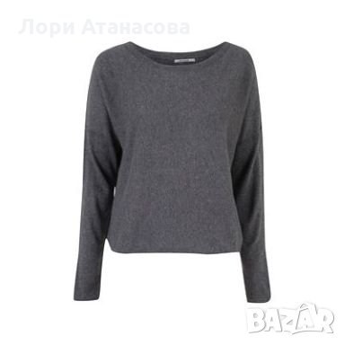 Зарадвайте себе си с джъмпер с дълъг ръкав, в сив цвят,внос от Англия -дизайн с множество цветни вла