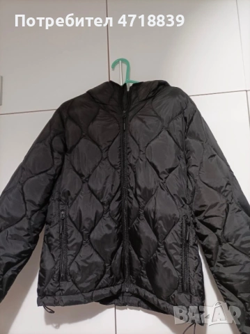 Черно мъжко яке H&M, снимка 3 - Якета - 53294898