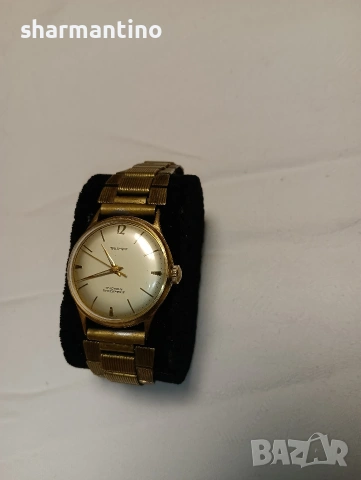 Trumpf позлатен 17 кристала часовник, снимка 4 - Мъжки - 53459718