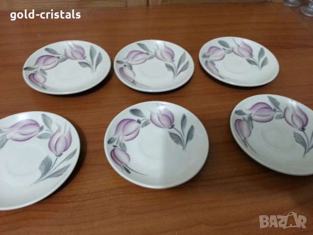 Стар български порцелан чинийки Бонония