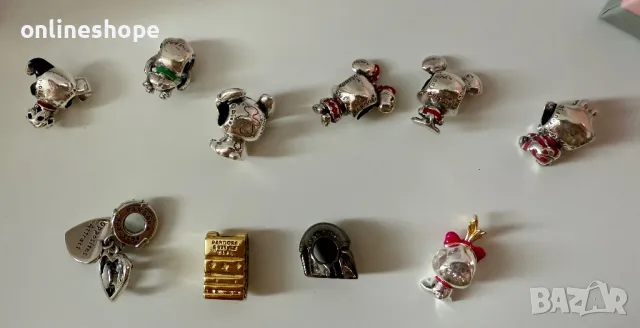PANDORA СРЕБРО S925 ALE Талисмани - Disney , Stitch , Mickey и други, снимка 6 - Бижутерийни комплекти - 50205386