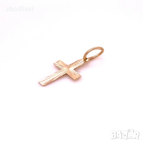 Златен медальон 0,47гр. 14кр. проба:585 модел:36786-5, снимка 2 - Колиета, медальони, синджири - 53256578