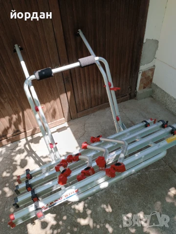 Стойка за 4 велосипеда за VW T4/T5, снимка 6 - Велосипеди - 50779830