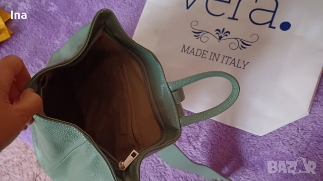 Нова! Vera Pelle раница, снимка 15 - Раници - 52450525