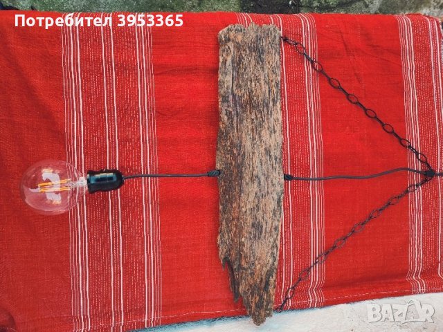 Винтидж полилей от дърво 