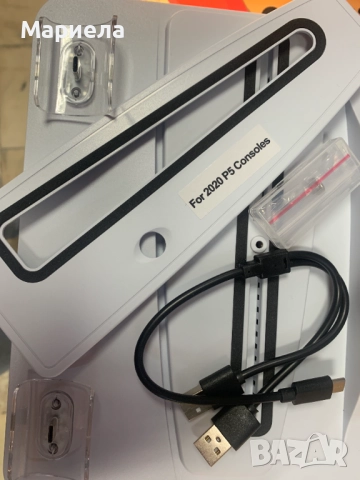 Охлаждаща станция за зареждане PS5/PS5 Slim/PS портал / Мултифункционална, поддръжка за слушалки, снимка 9 - Аксесоари - 52398260