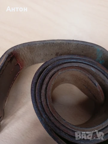 Колан Офицерски от естествена кожа, снимка 2 - Колани - 51245215