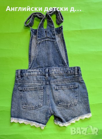 Английски детски дънков гащеризон , снимка 2 - Детски панталони и дънки - 41800854