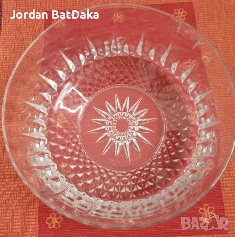 Кристална купа 20см, снимка 5 - Аксесоари за кухня - 53491251