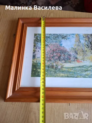 картина  с дървена рамка , снимка 5 - Картини - 48308490