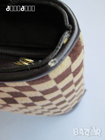 Louis Vuitton мини чанта каре кафяво, снимка 7 - Чанти - 27015338