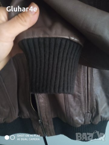 Яке естествена кожа Jack and Jones , снимка 12 - Якета - 43060842