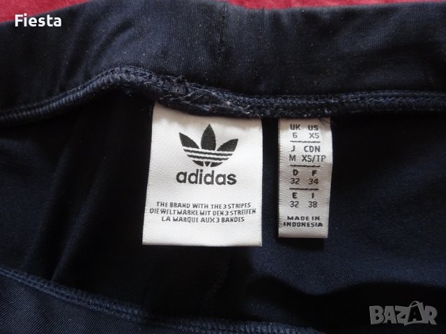 Оригинален тъмно син клин Adidas Originals Active Icon 3-Stripe Leggings, снимка 5 - Клинове - 40546482