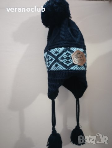 Шапка за момче Зимна Синя, снимка 2 - Шапки, шалове и ръкавици - 43730498