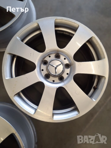 ОРИГИНАЛНИ АЛУМИНИЕВИ ДЖАНТИ МЕРЦЕДЕС /W204/-5x112х66.6-17цола, снимка 5 - Гуми и джанти - 52034333