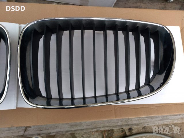 Предни решетки / бъбреци за BMW 1 E87 LCI E81 E82 E88 хром/черно, снимка 3 - Части - 34926667